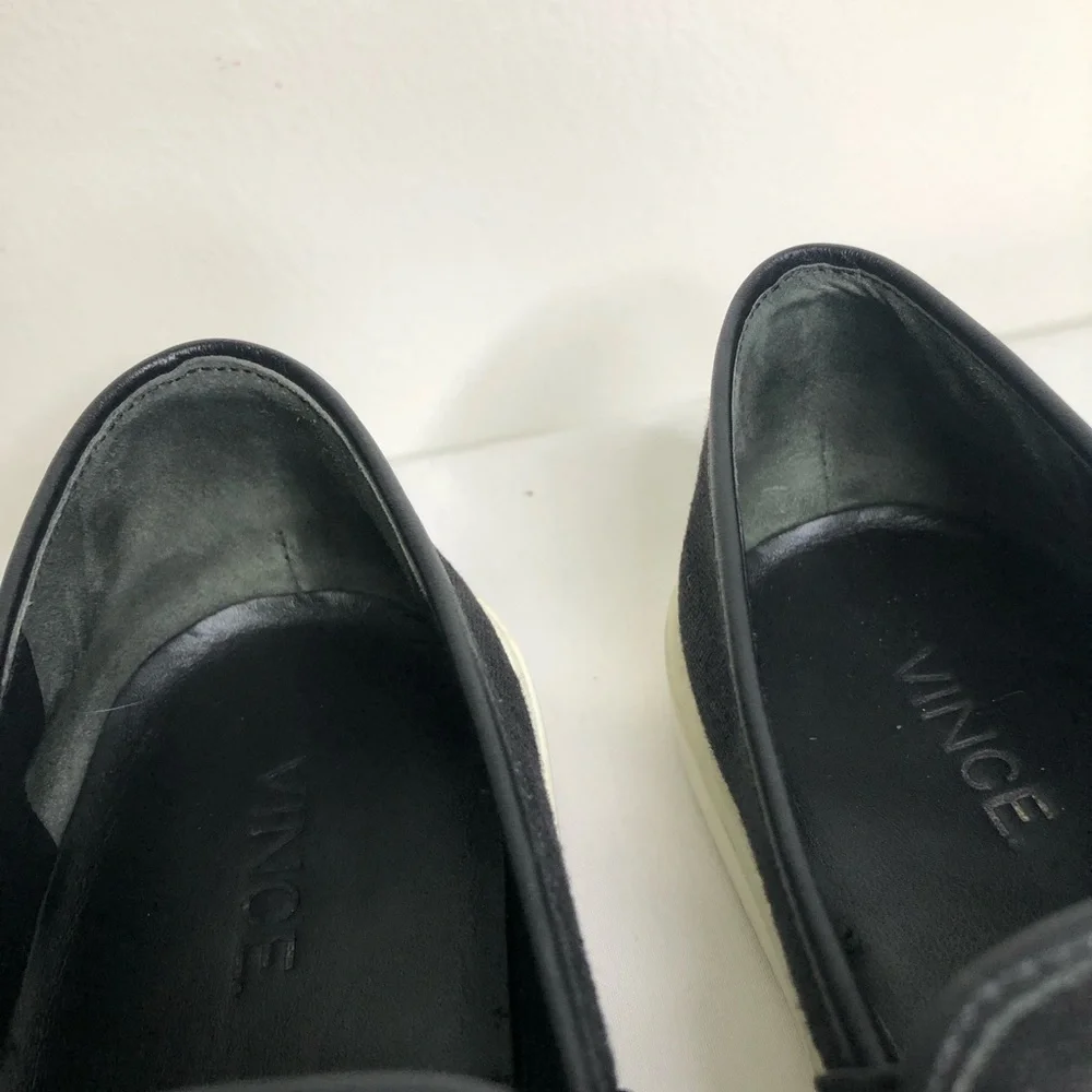 Vince Preston Womens 3 Slip-On Mesh Sneaker Black Size 7